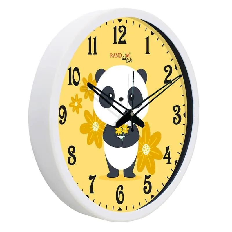 Panda Bloom Wall Clock media 3