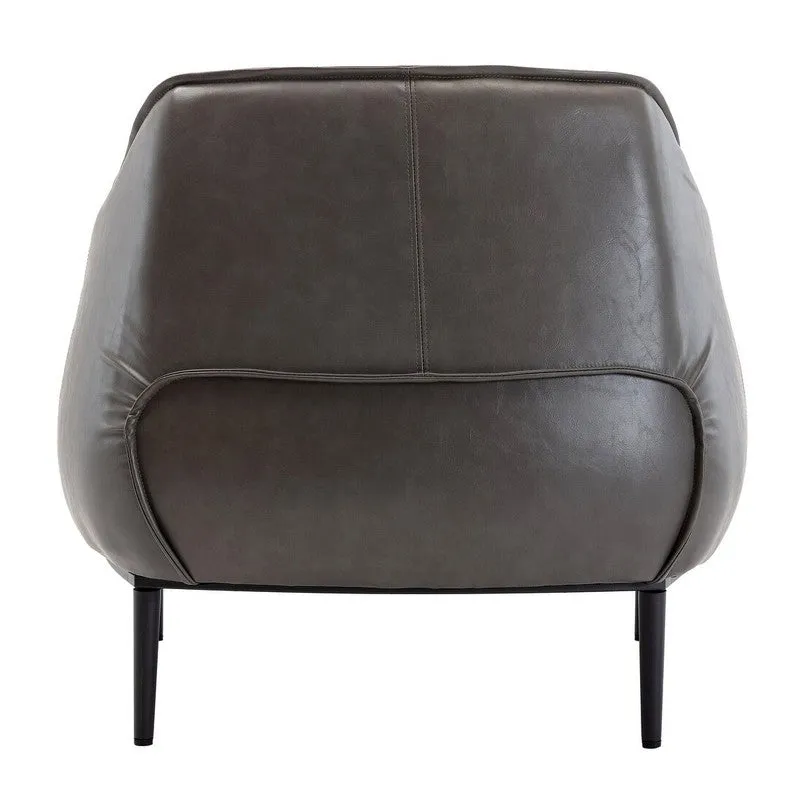 Elvora Neem Wood Accent Chair - Grey media 7