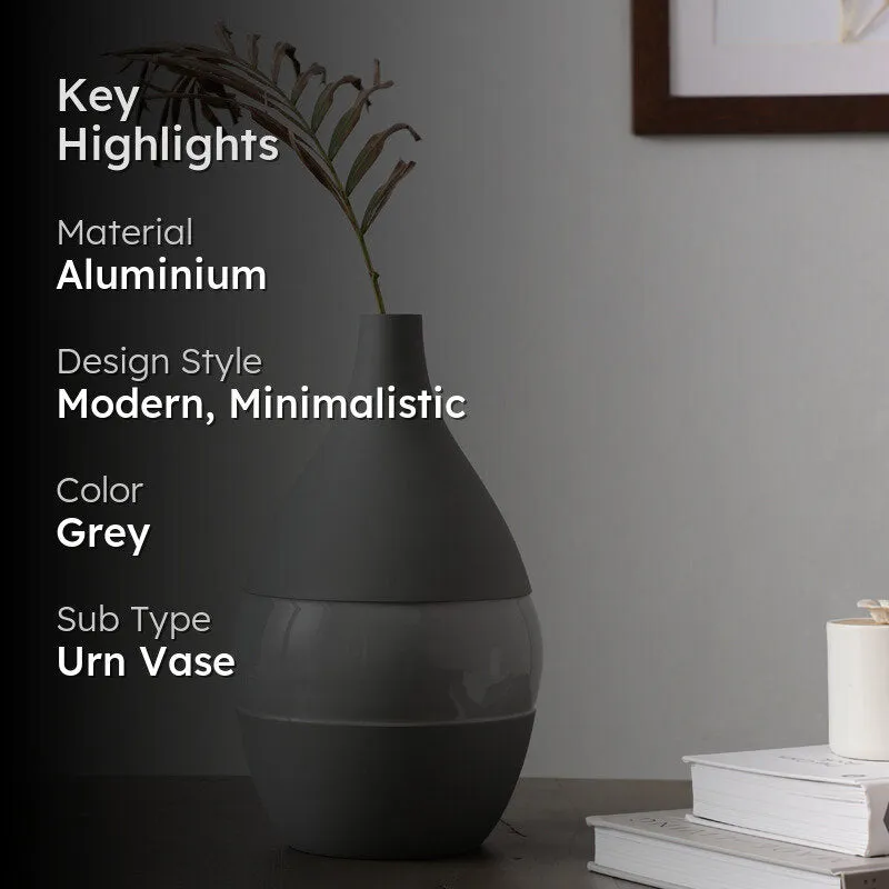 Yato Enamel Vase (Grey) - Small media 2