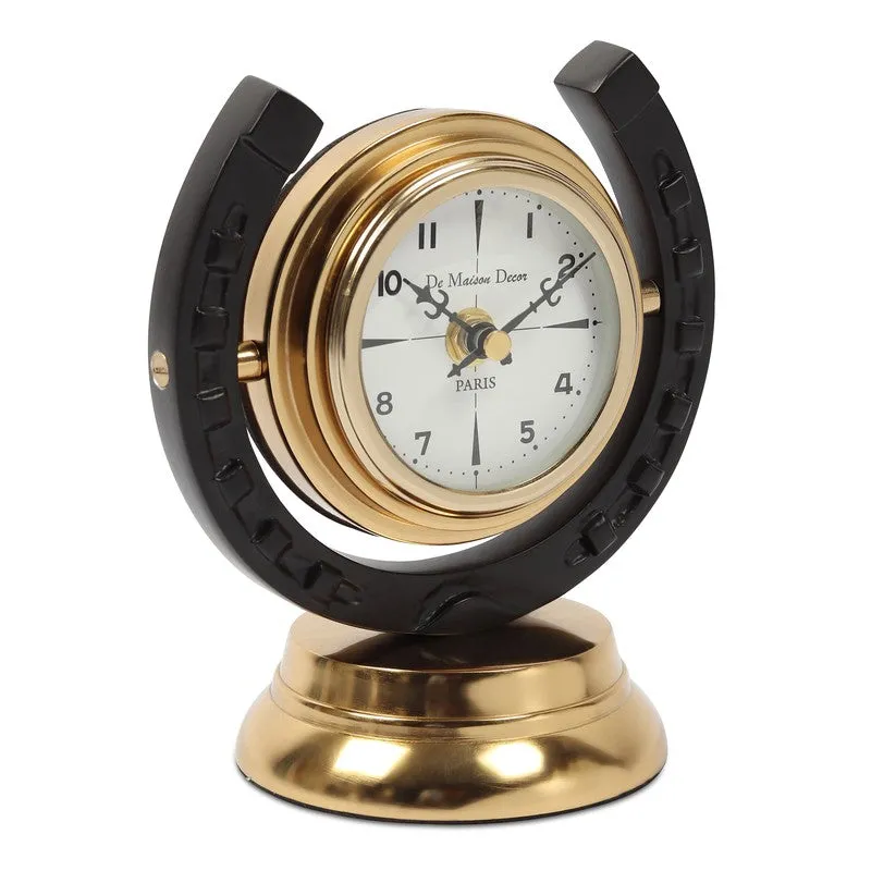 OpalTime Table Clock - Gold media 5