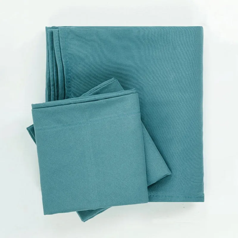 Cloud Drift Microfiber Bedsheet (Teal) - 140 GSM media 9