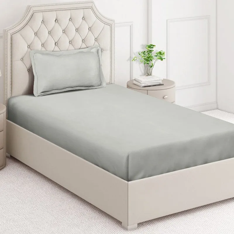 Calora Bedsheet (Grey) - 140 GSM media 1