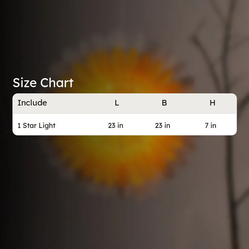 Fig Living Sunflower Star Light media 8