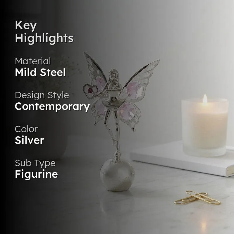 FairyArtistry Silver Plated Mild Steel Showpiece media 2