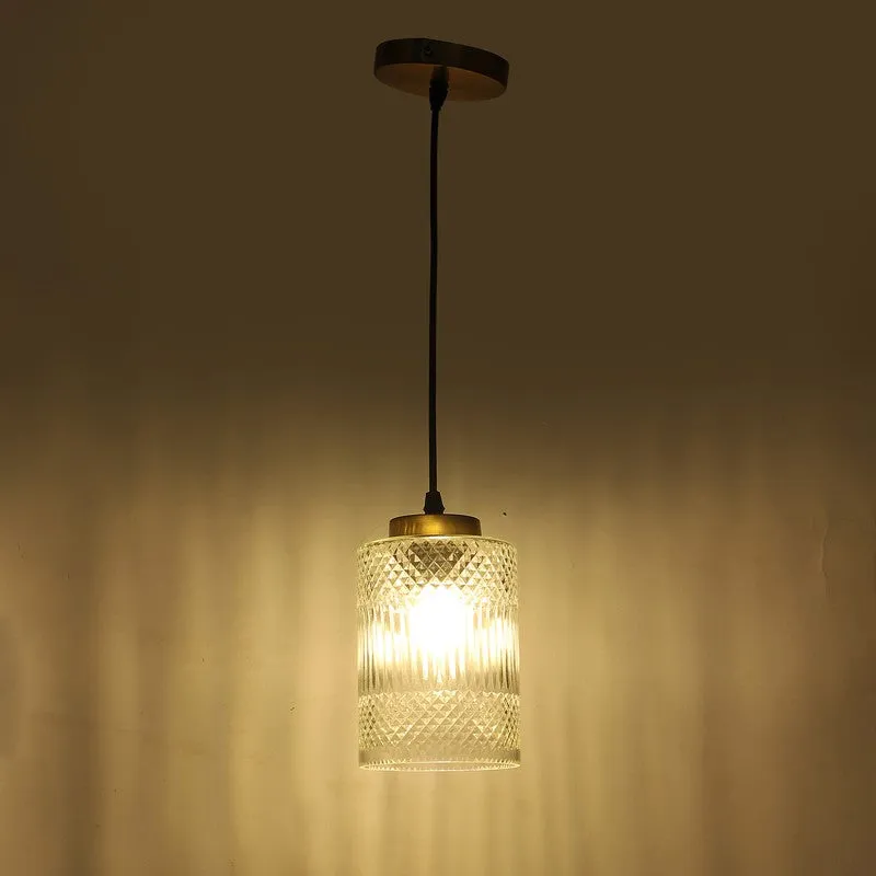 Elvion Pendant Glass Ceiling Lamp media 7