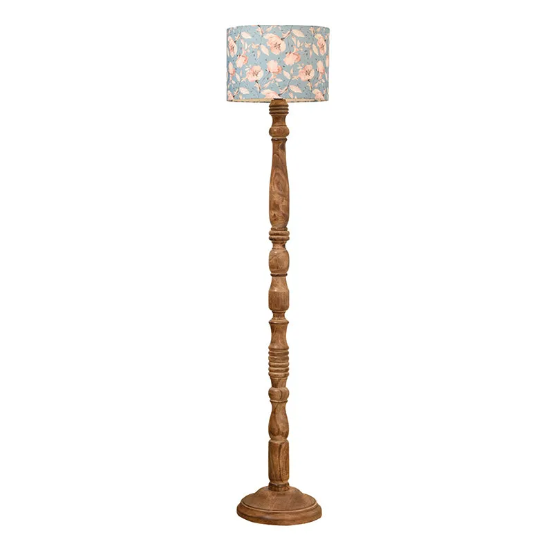 Whittla Bleu Flora Floor Lamp media 4