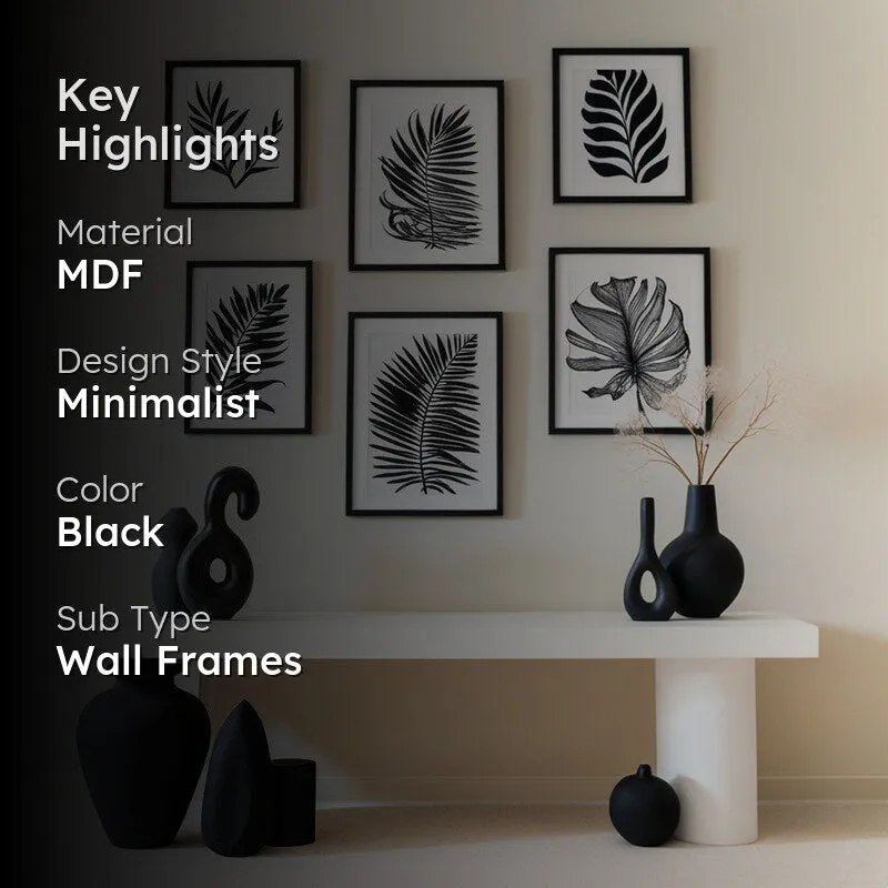Omega MDF Photo Frame - Set Of Six media 2