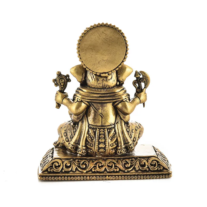 Divine Vigneshwara Brass Idol media 5