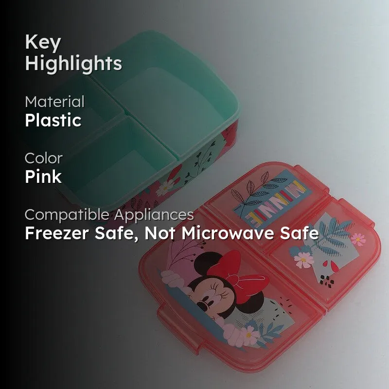 Minnie Lunch Box With Compartments - 390 ML media 2
