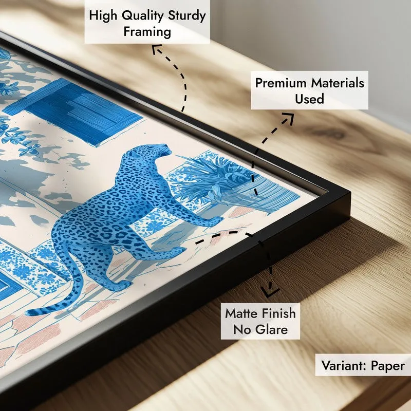 Zest Veranda Canvas Wall Painting - Black Frame media 7