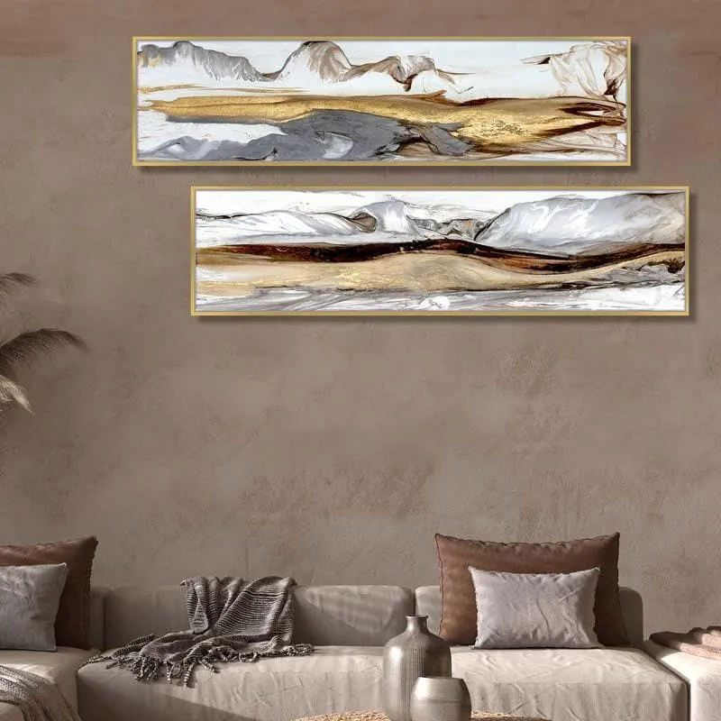 Regions To Explore Canvas Wall Art - Set Of Two media 1