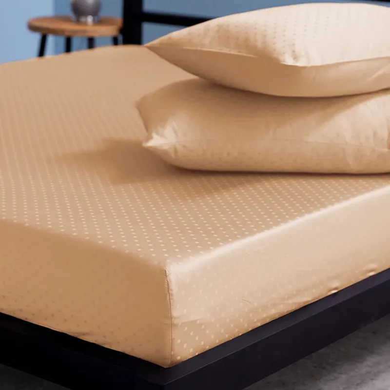 Swiss Dot Cotton Pillow Cover (Almond,500TC) - Set Of Two media 5