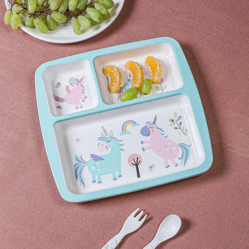 Unicorn Land Kids Dinner Plate media 3