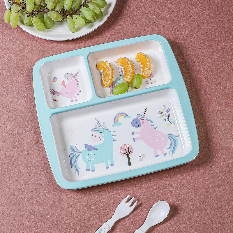 Unicorn Land Kids Dinner Plate media 3