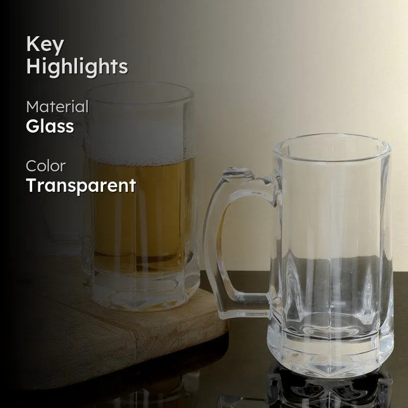 Elwood Beer Mug (400 ML) - Set Of Two media 2