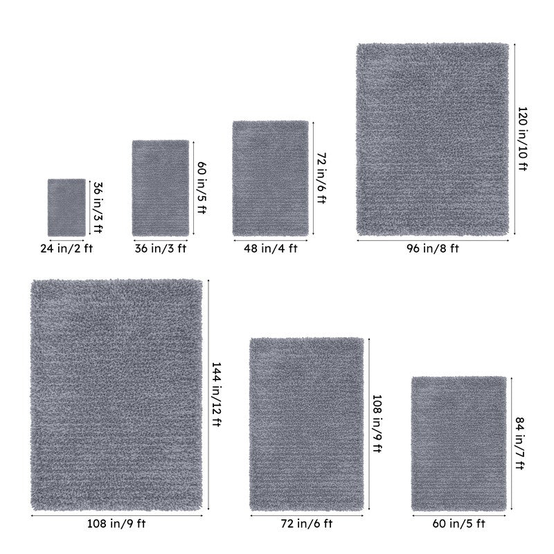 Table Tufted Woven Whisper Rug - White media 13