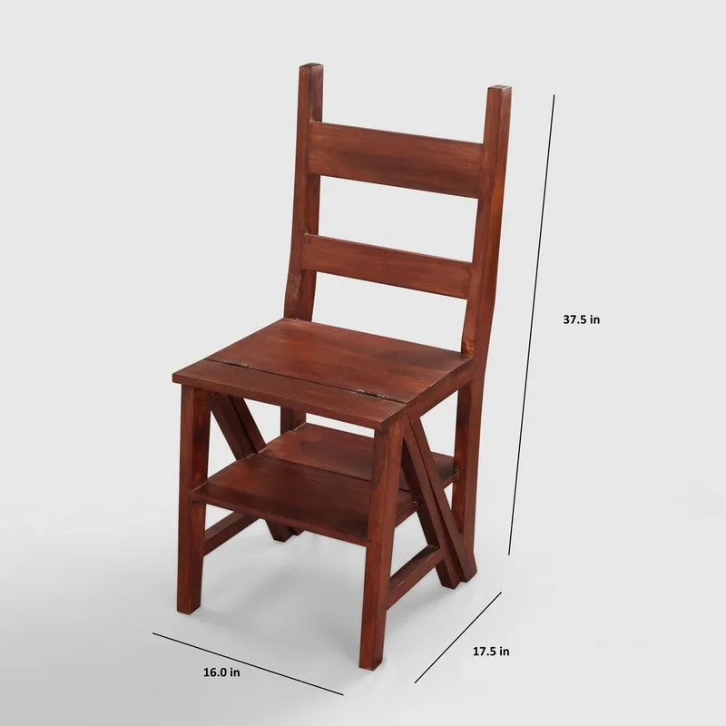 Stepwood Wooden Chair Cum Ladder media 8