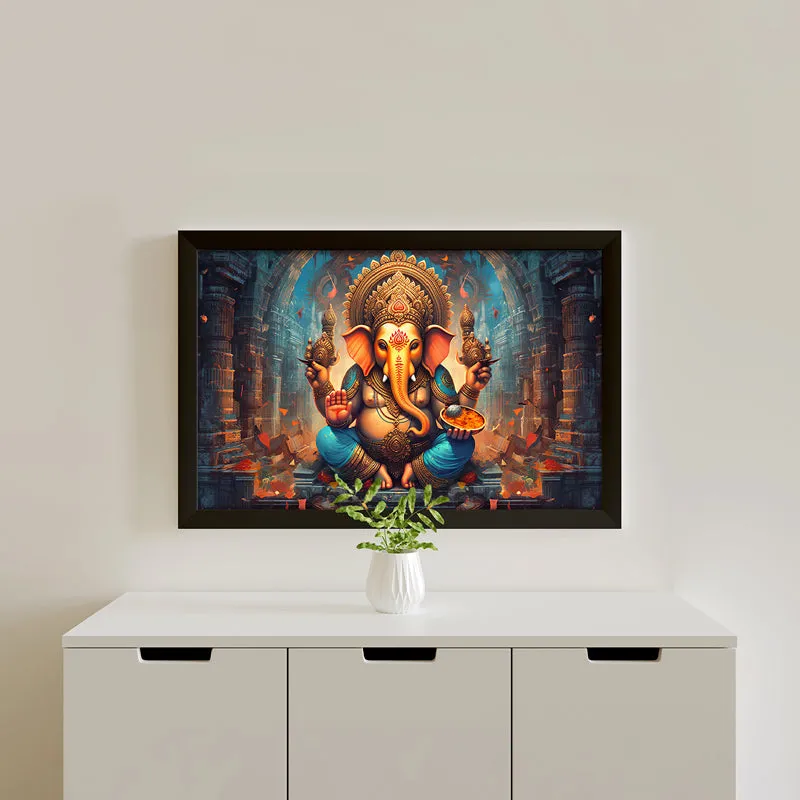 Vakrathund Spiritual Wall Painting media 1
