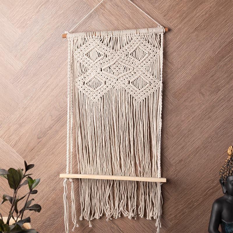 Sloan Macrame Wall Shelf
