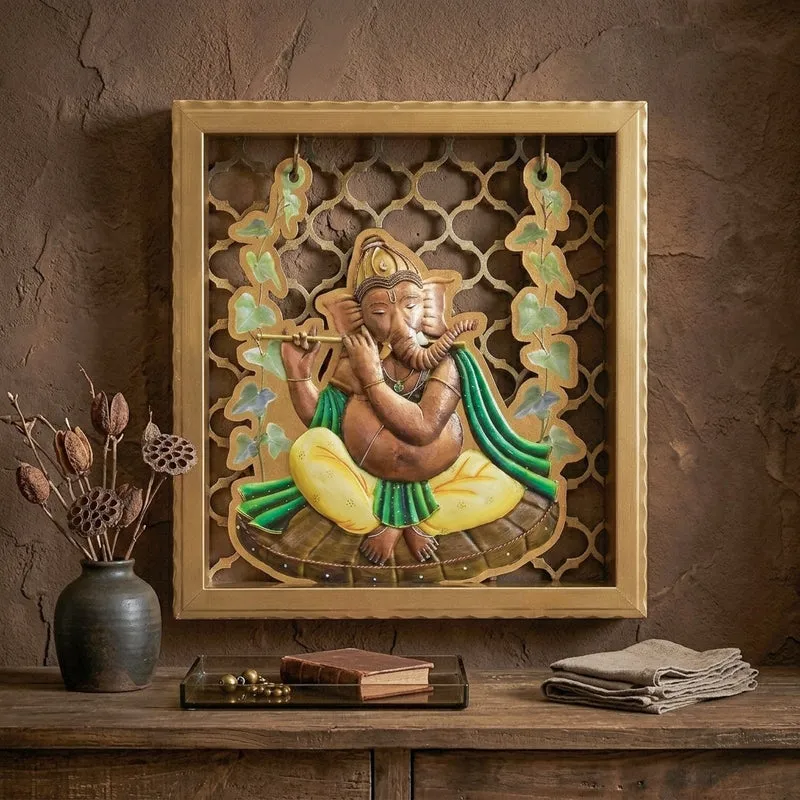 Vighneshwara Saraswati Wall Mounted Mandir media 3