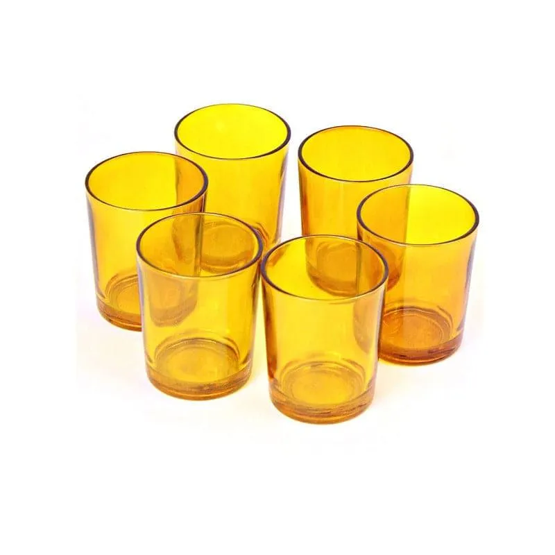 Plera Tealight Candle Holder (Yellow) - Set Of Six media 3
