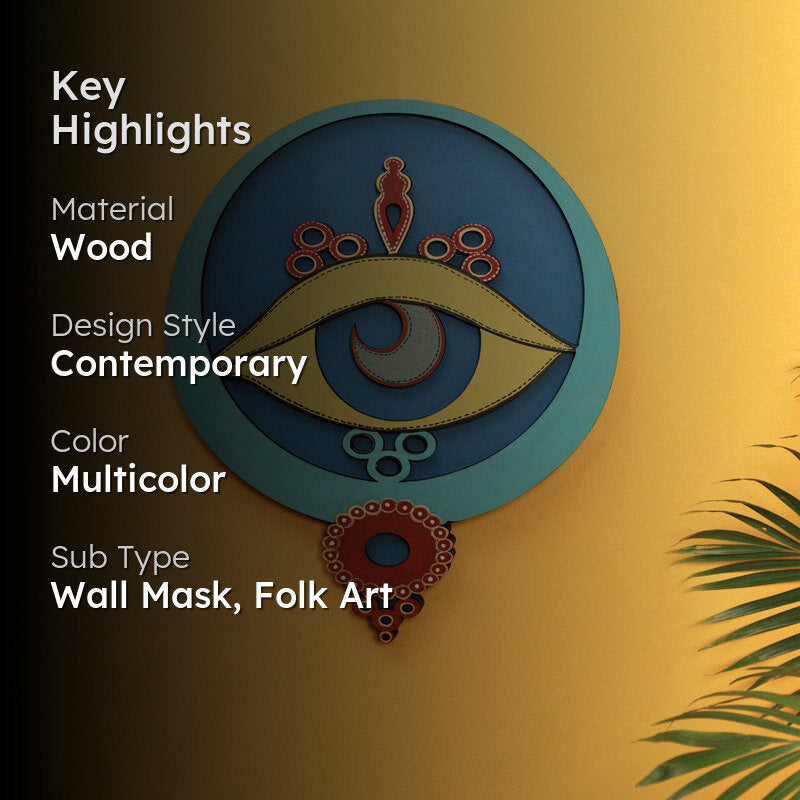 Kamalakshi Wooden Wall Accent media 2