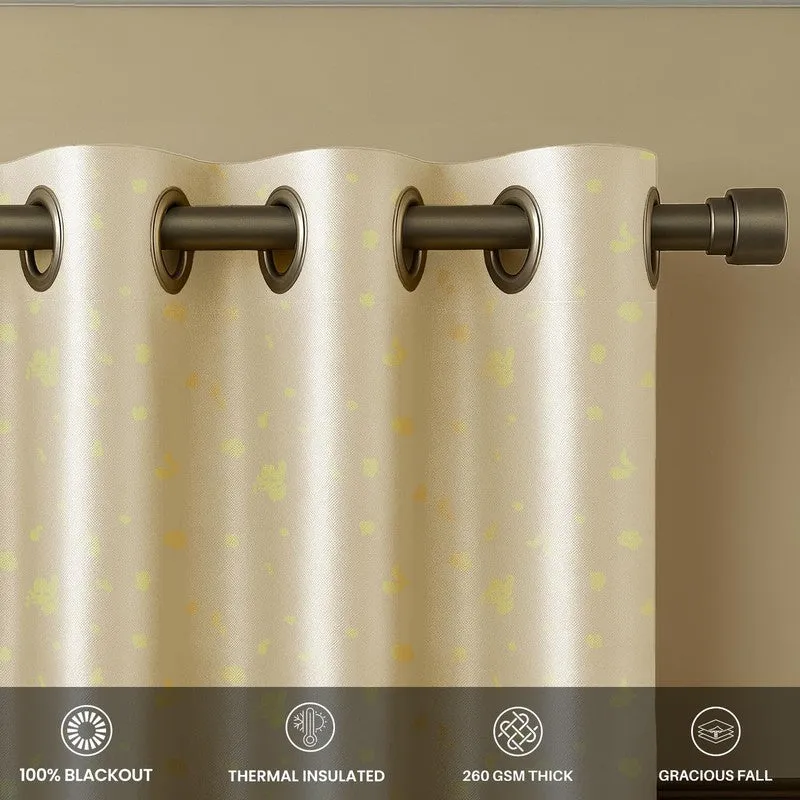 Dalmatian Cotton Curtain - Beige media 1