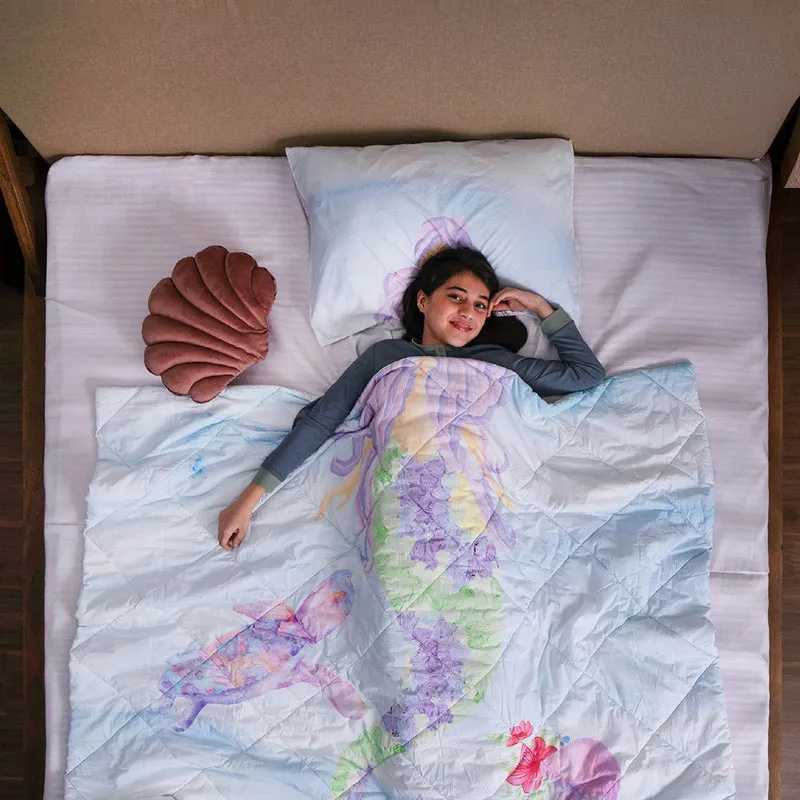 Pastel Princess Reversible Cotton Comforter - 480 GSM media 4