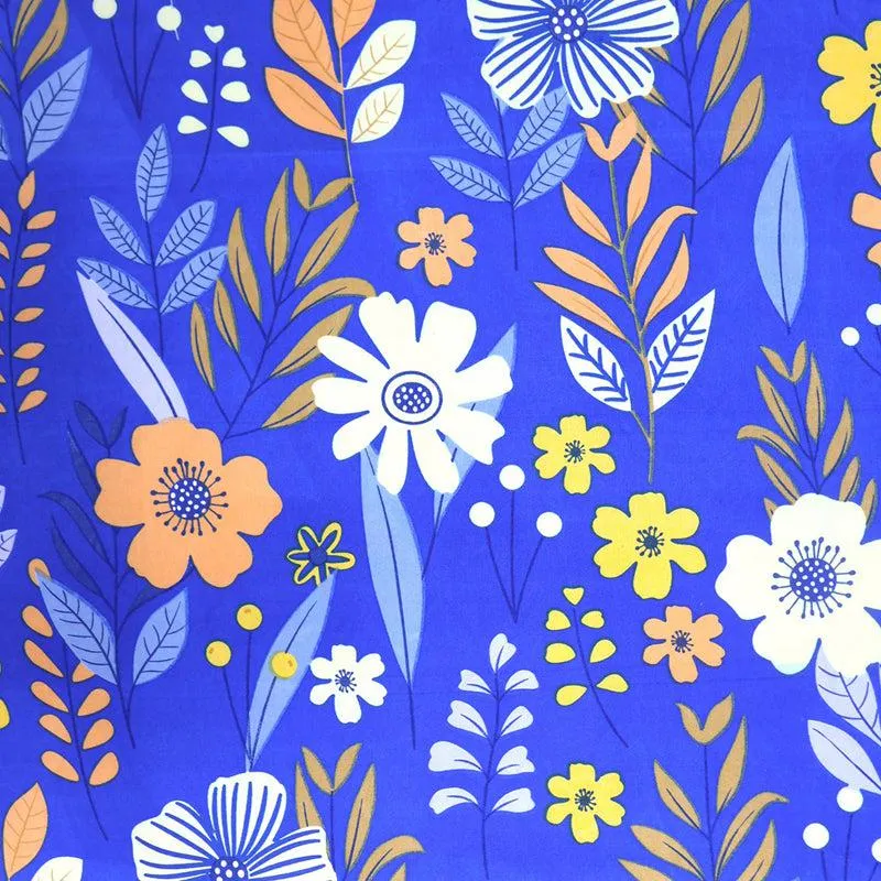 Hiral Floral Microfiber Bedsheet - 110 GSM media 5