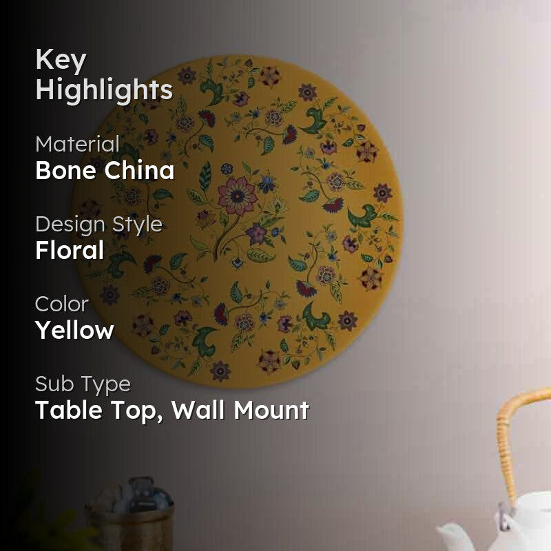 Floral Finesse Decorative Plates media 2