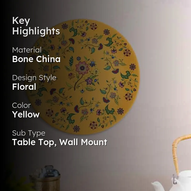 Floral Finesse Decorative Plates media 2