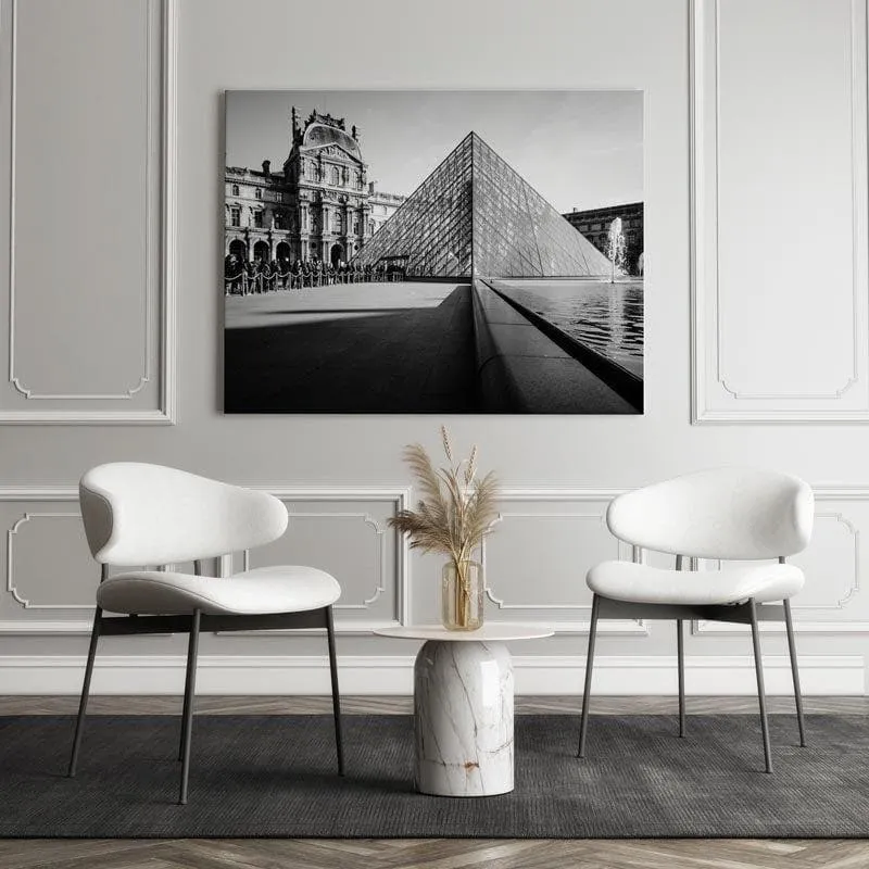 Louvre Pyramid Canvas Wall Painting - Gallery Wrap media 1