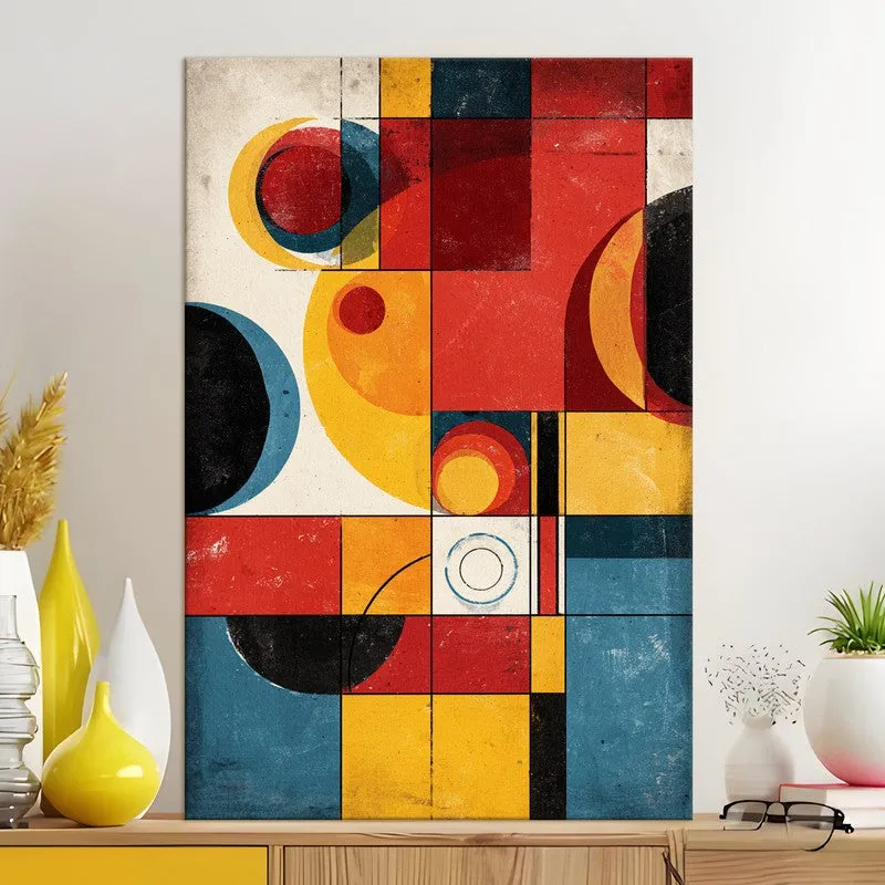 Fracta Lines Abstract Canvas Wall Art media 5