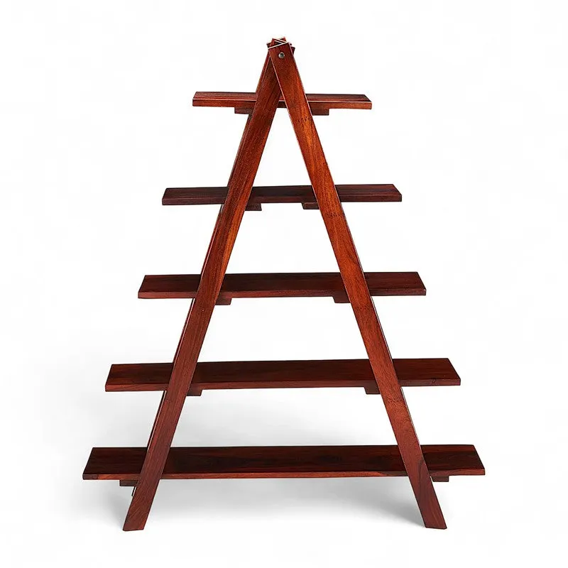 Uverox Sheesham Wooden Rack - Brown media 6