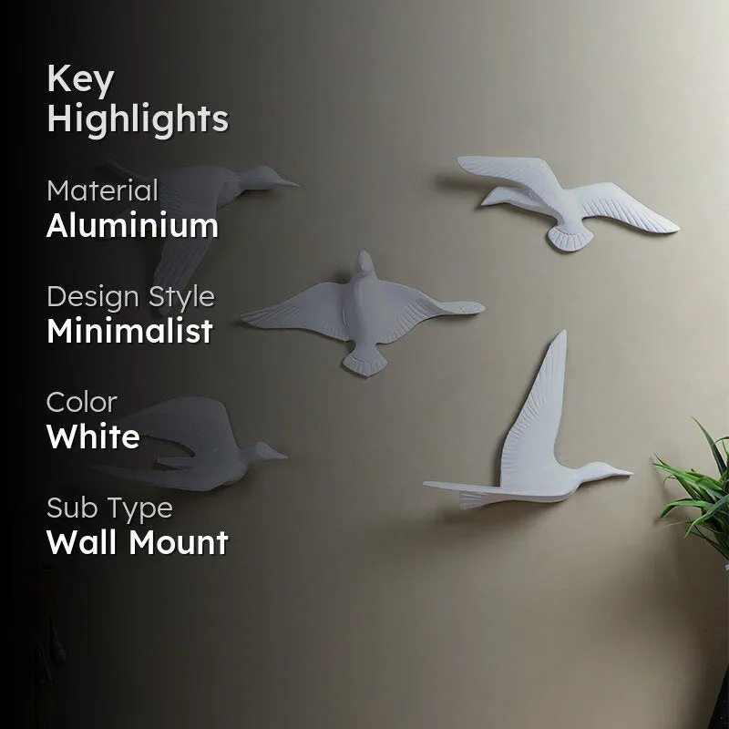 Lightflight Aluminium Wall Accents - Set Of Five media 2