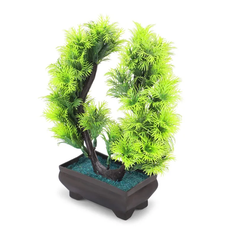 Vibora Bonsai Artificial Plant With Plastic Pot - 0.8 Feet media 4