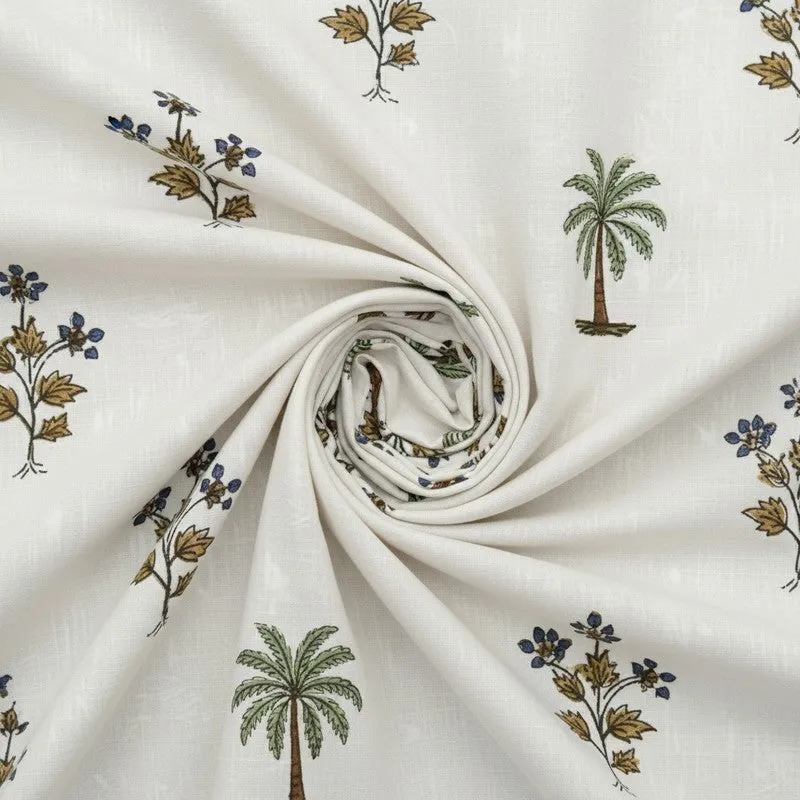 Haveli Cotton Bedsheet (White, Grey) - 180 TC media 5