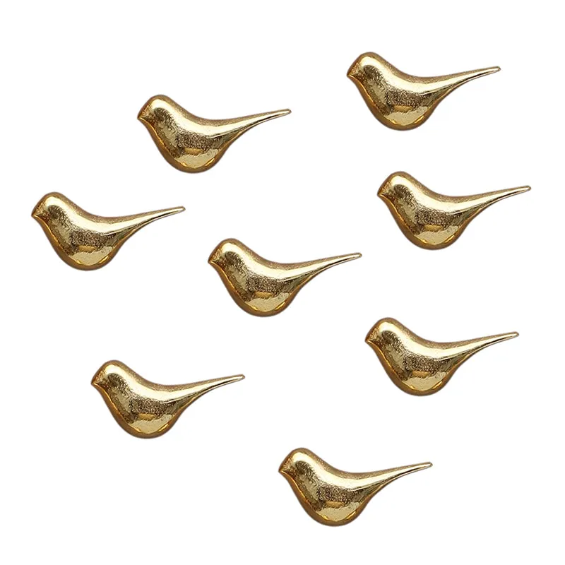 Chirping Chidiya Aluminium Wall Accent - Set Of Eight media 4