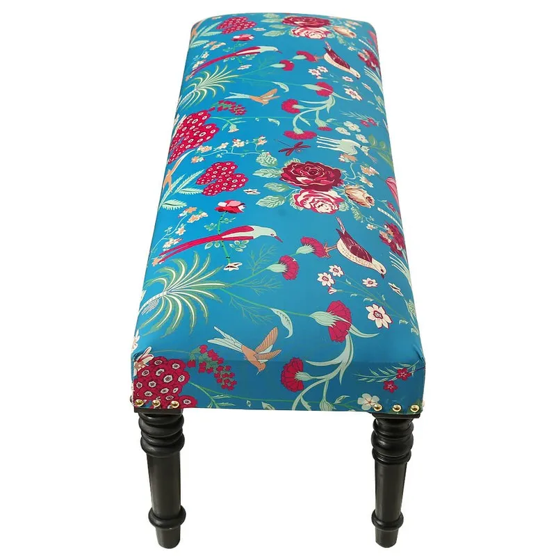 India Circus Sheesham Wood Floral Galore Wooden Bench - 5