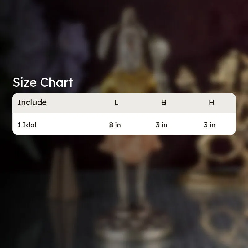 Standing Hanuman Brass Idol media 6