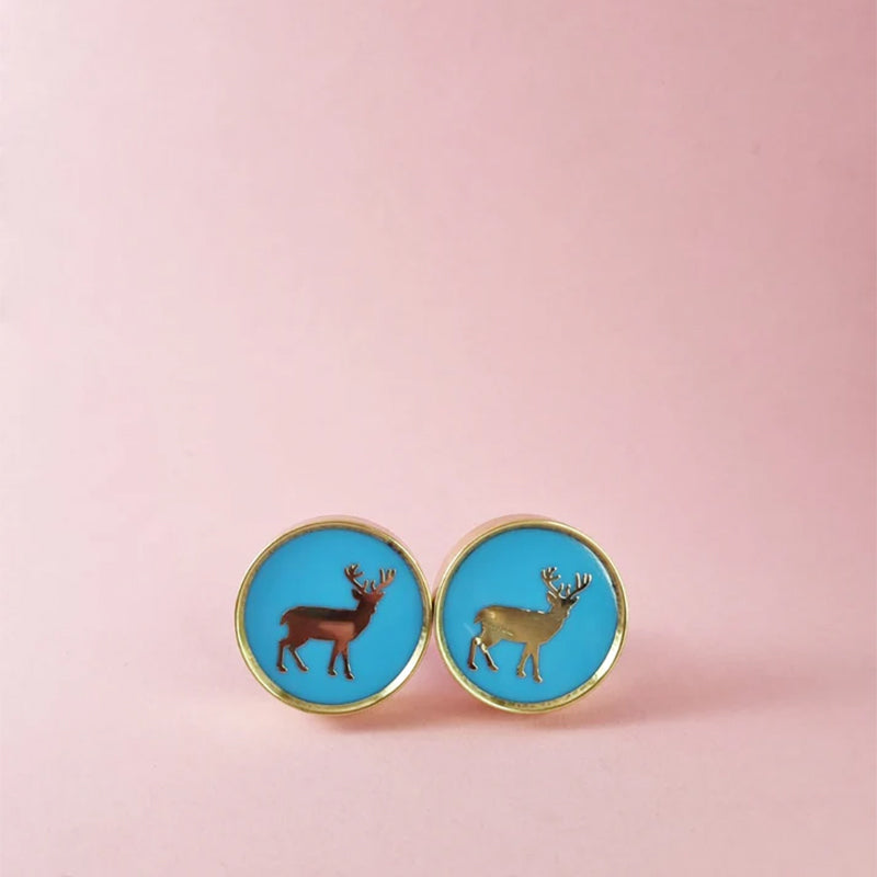 Cobalt Stag Drawer Knob - Set Of Two media 3