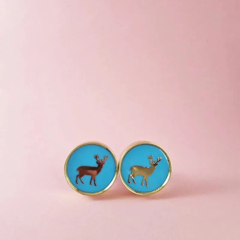 Cobalt Stag Drawer Knob - Set Of Two media 3