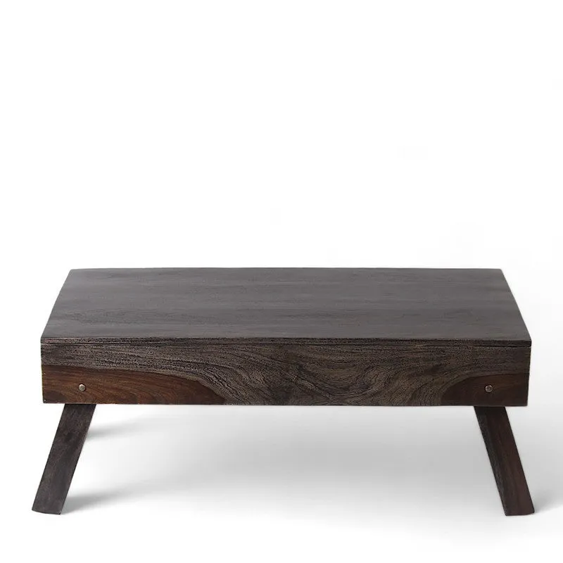 Arvion Sheesham Wooden Center Table - Dark Brown media 4