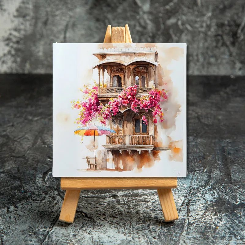 Garden Balconies Canvas Showpiece media 3