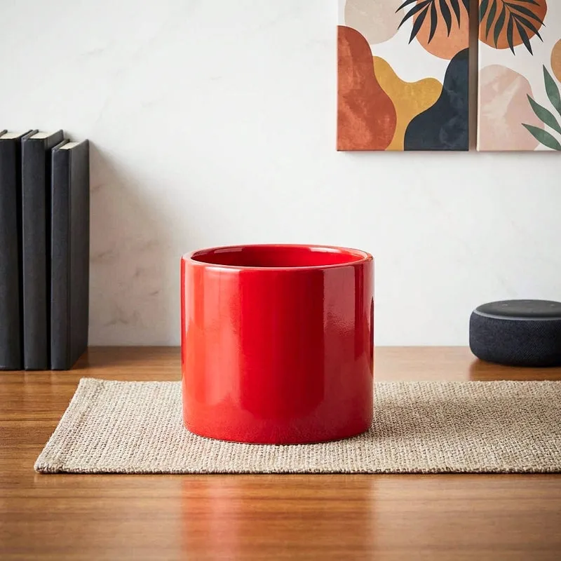 Ugaoo Pipe Red Ceramic Pot media 1