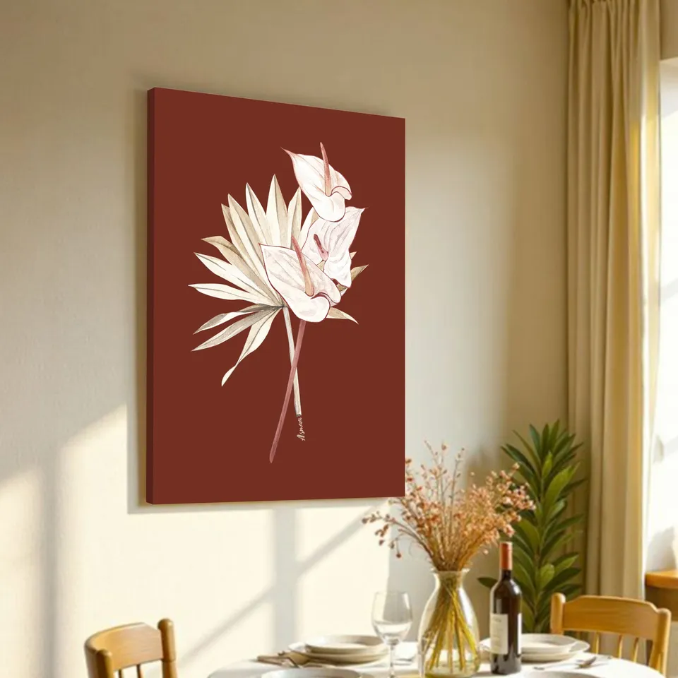 Elegant Botanical Sketch Wall Art media 2