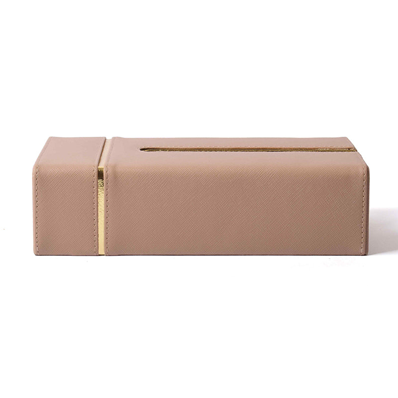 Ceastra Faux Leather Tissue Holder - Beige media 7