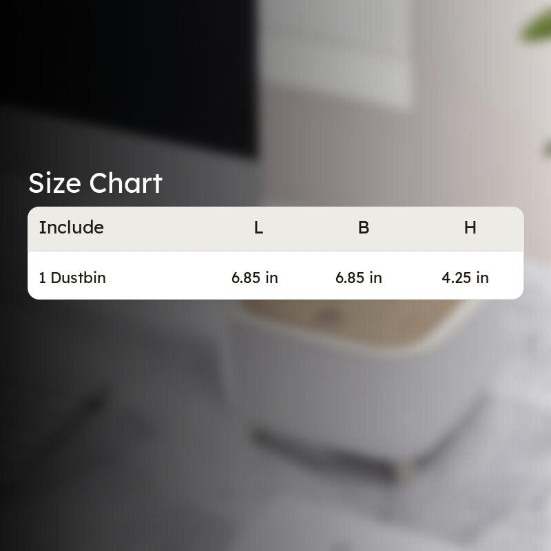 Smart Fit Dustbin - White media 8