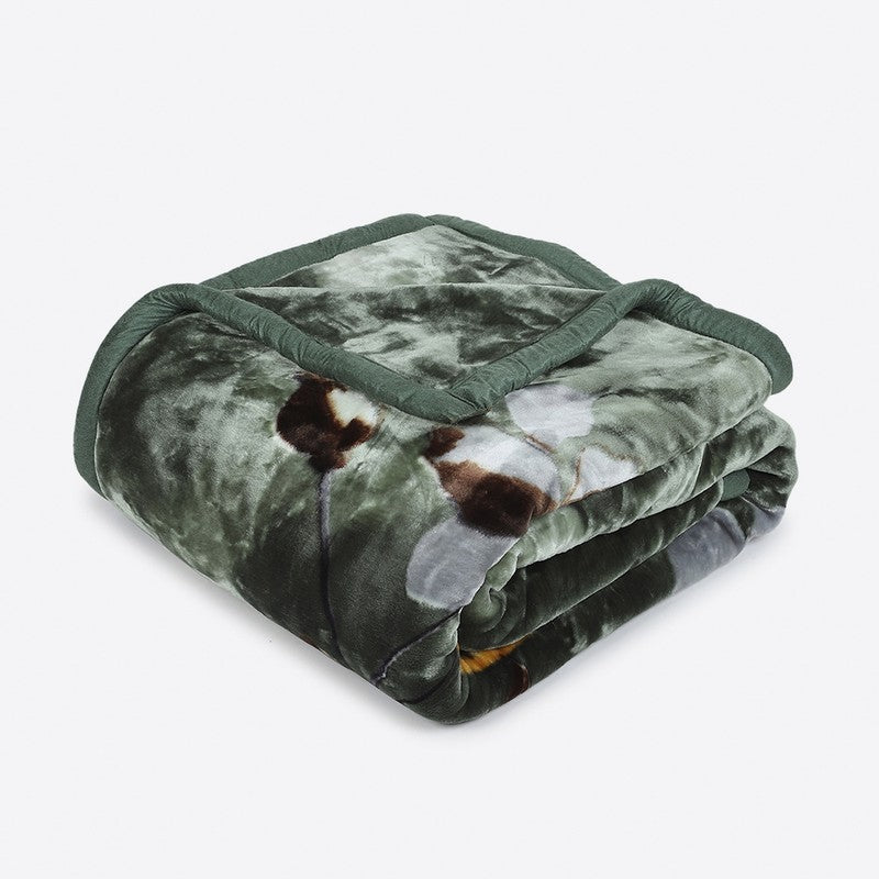 Monte Carlo Emerald Echo Blanket (Green) - 947 GSM media 5