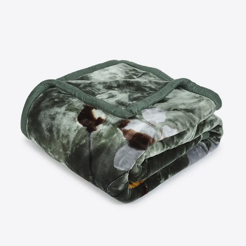 Monte Carlo Emerald Echo Blanket (Green) - 947 GSM media 5